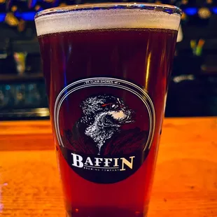 a glass of beer