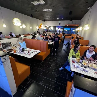 interior, sushi and sashimi