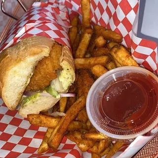 Shrimp Poboy Sandwich