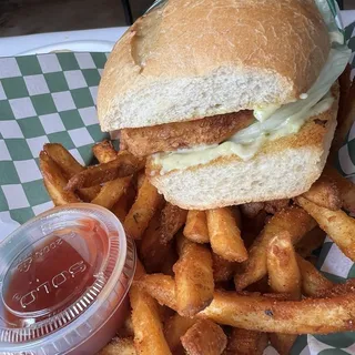 Fish Poboy Sandwich