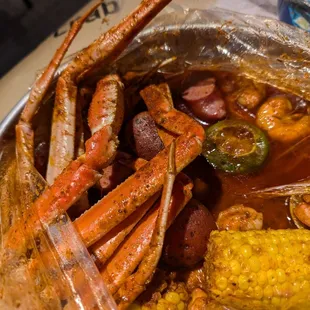 Snow crab combo #2 dish