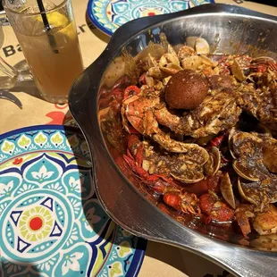 Combo #4, all seasonings, spice level medium