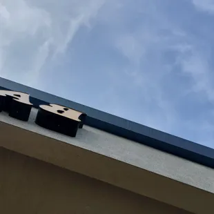 the top of a building