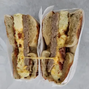 Pepper Jack Cheese Bagel