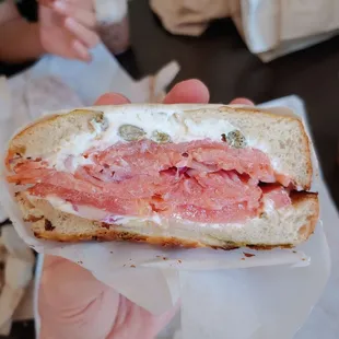 Pesto Bagel