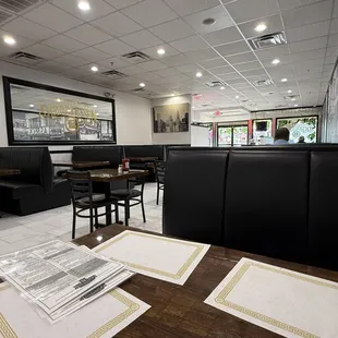 The inside of the restaurant