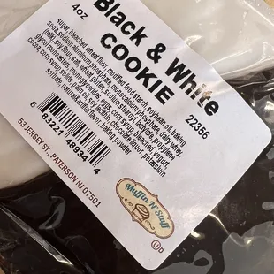 Black and White Cookie.