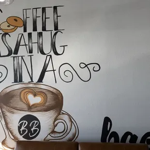 Walls really nicely decorated