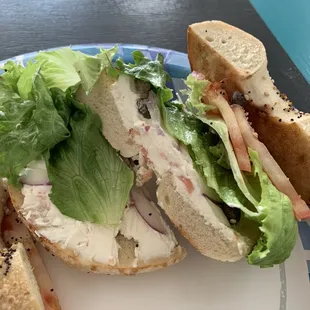 Everything bagel lox cream cheese