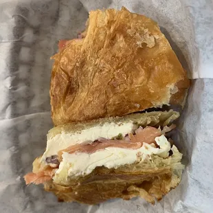 Nova and cream cheese