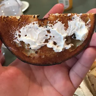 Their idea of putting cream cheese on a bagel...