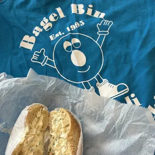 Sesame Bagel and scallion cream cheese
