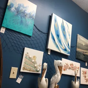 Local artwork available for purchase