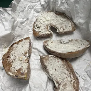 Bagel with &quot;cream cheese&quot;