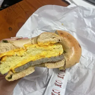 2. Sausage, Egg &amp; Cheese Breakfast