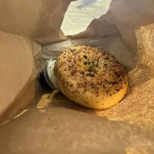 Everything Egg Bagel.