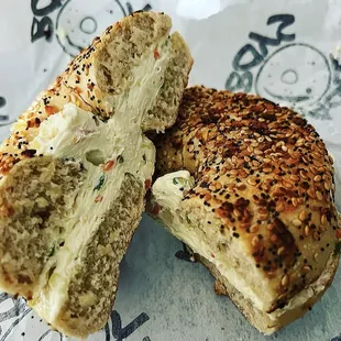 food, bagel, bagels