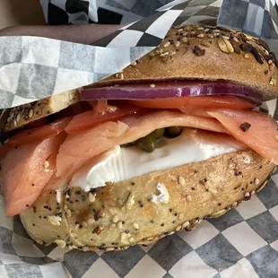 Lox bagel