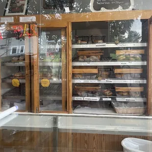the bakery's bakery window