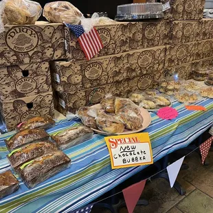 Just a tiny snippet of all the homemade treats they offer!