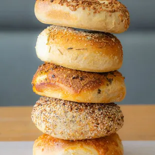 bagels, bagel, food