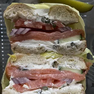 Nova lox with extra capers &amp; zesty jalapeños