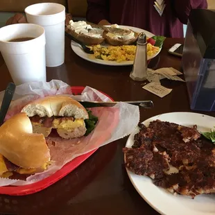 Hot Corn Beef Sandwich