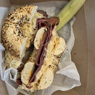 Reuben everything bagel