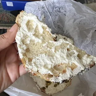 I asked for extra cream cheese and specifically requested both sides of the bagel to have cream cheese. They refused.