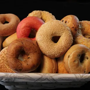 Strawberry bagels too!!