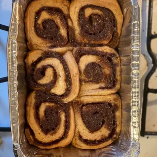 Take and bake cinnamon rolls