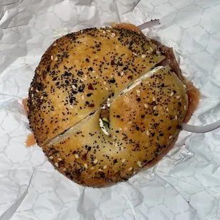 Lox bagel