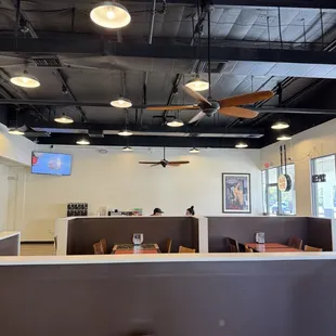 Inside lots of seating!