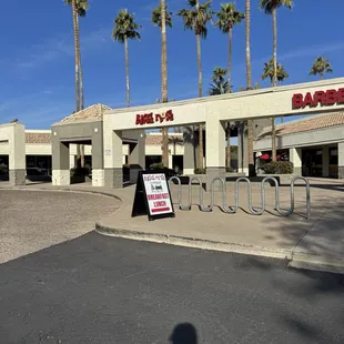 Outside signage to find the store front