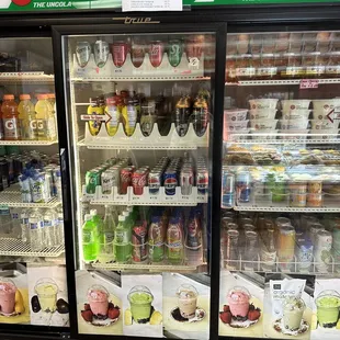 Drink/ cream cheese spread choices