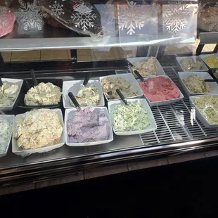 The assortment of spreads