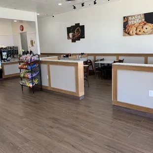 the inside of the restaurant