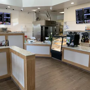 the counter area