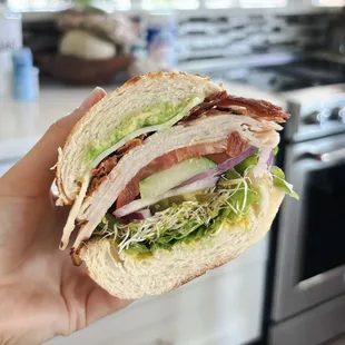 California Club on Dutch Crunch Roll (Add Avocado)