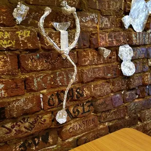 The tin foil art adds character.