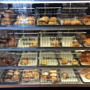 Bagel flavor selections