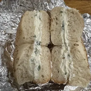 Scallion cream cheese