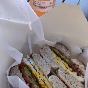 Grand Slam breakfast &amp; Mango Tango