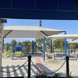 Renovated playground &amp; covered patio