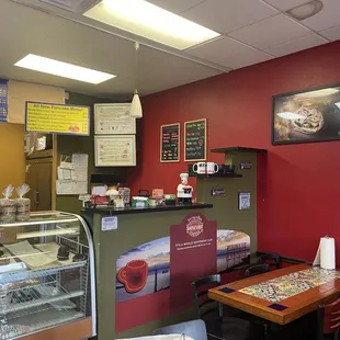 the interior of a restaurant