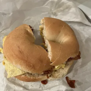 Bacon, egg and cheese