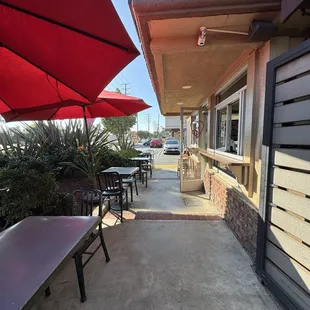 Seating by the door