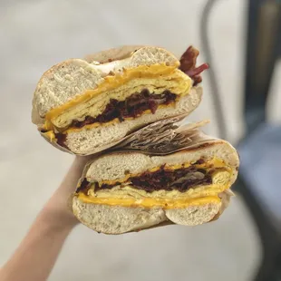 B.E.C. - brisket bacon, eggs, and cheese
