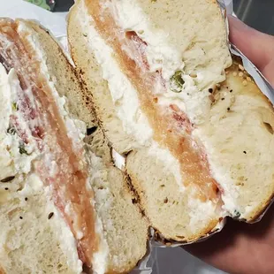 Lox in Space Bagel