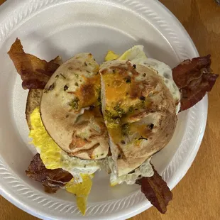 Bacon egg and cheese!!